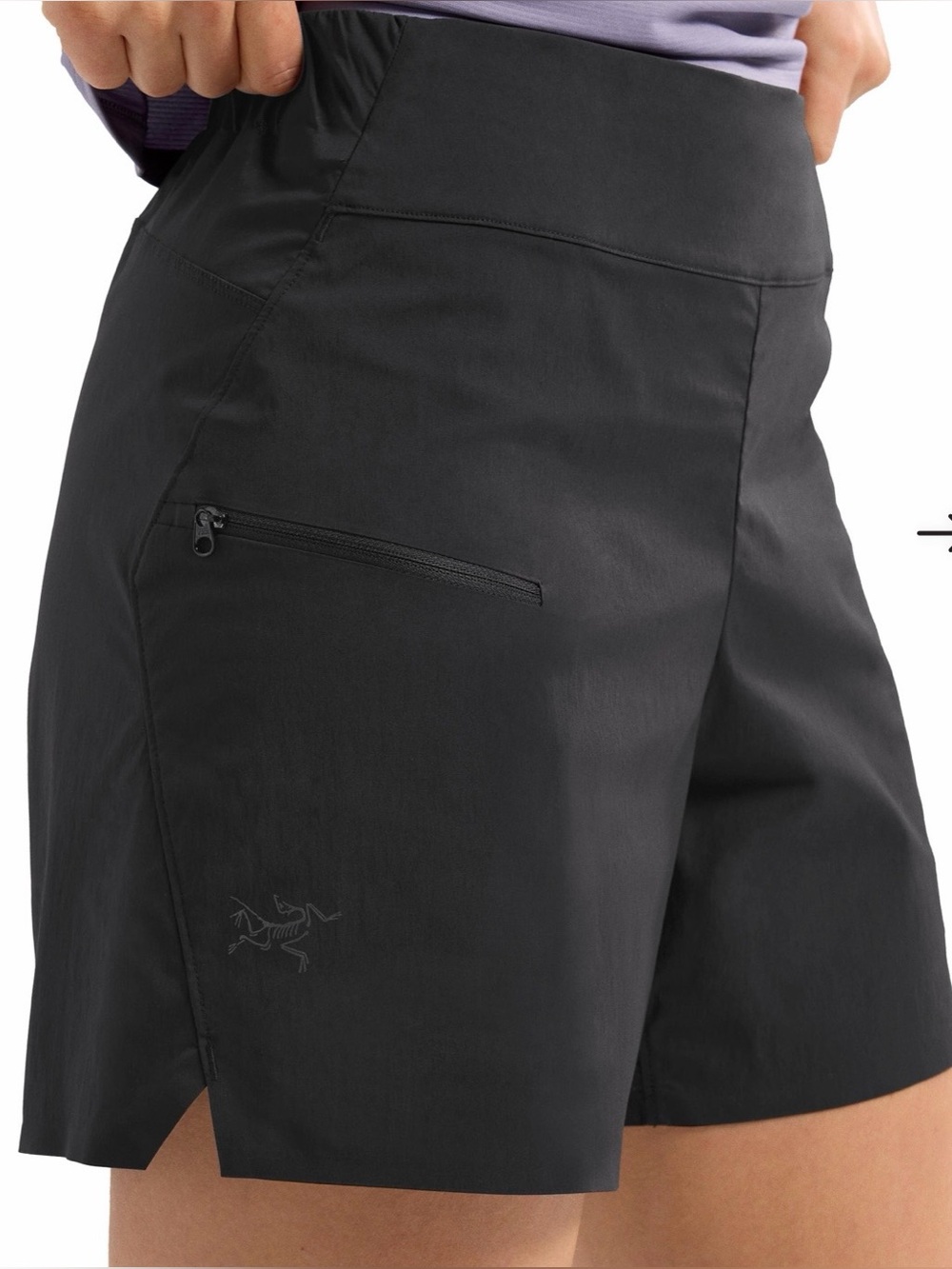 Arc’teryx Aestas Short 5.5 Women’s Black Size 6 Hiking Trail Shorts